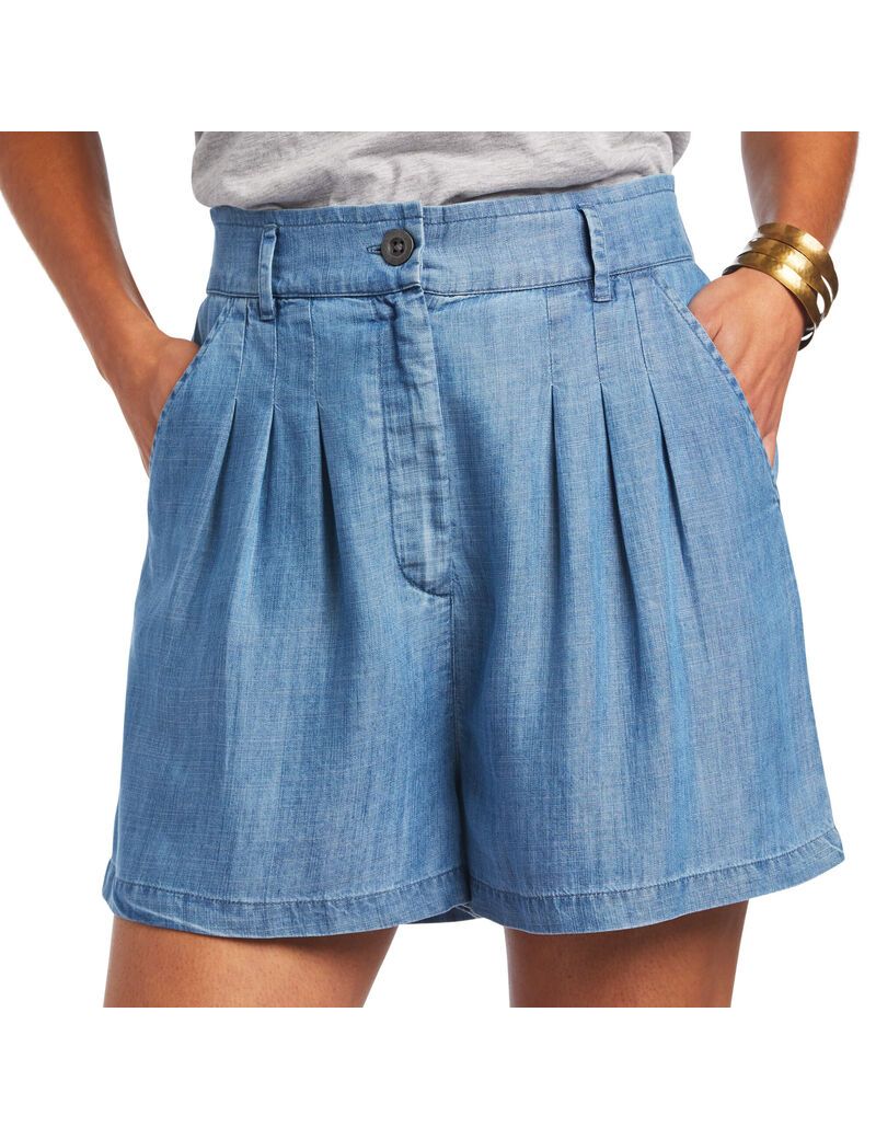 Bermudas Ariat Blue Note Azules | GKD472195