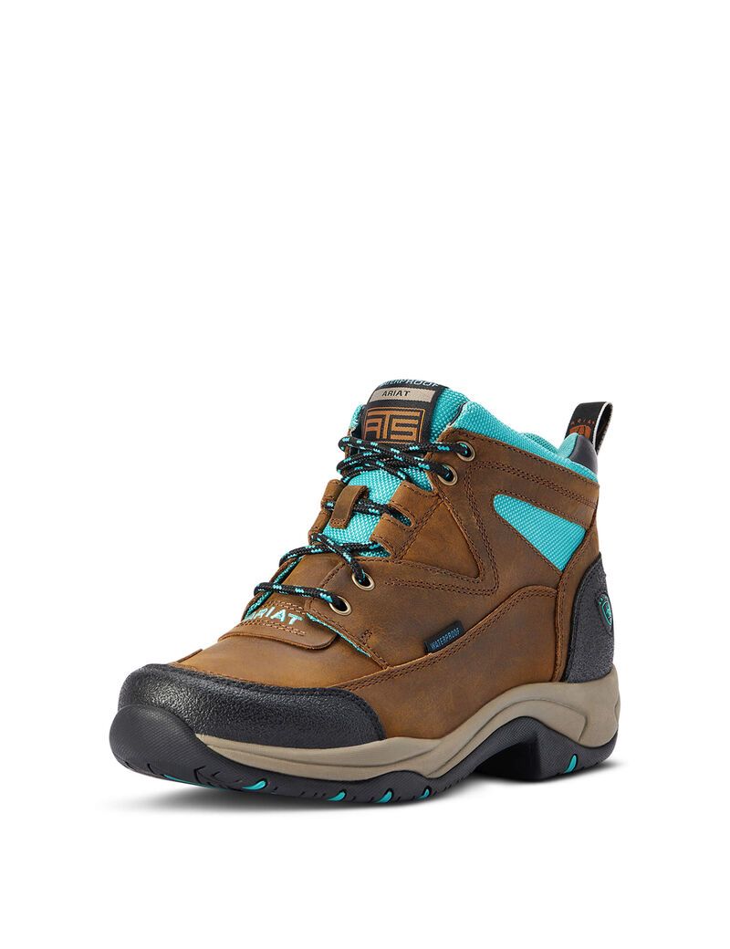 Botas De Equitacion Ariat Terrain Impermeables Marrom | WUK452876