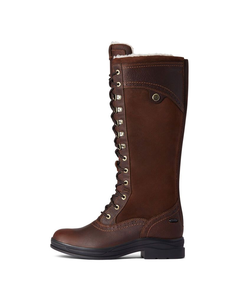 Botas De Equitacion Ariat Wythburn Altos Impermeables Marrom Oscuro | OLJ453721