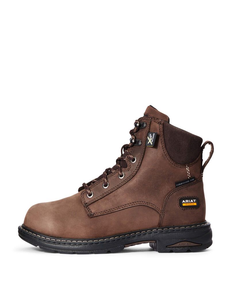 Botas De Trabajo Ariat Casey 6' MetGuard Composite Puntera Marrom | XTP694187