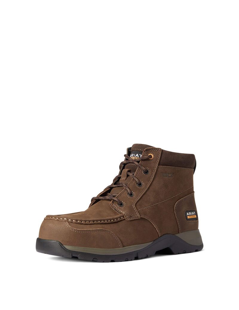 Botas De Trabajo Ariat Edge LTE Chukka Static Dissipating Composite Puntera Marrom Oscuro | WGJ462530