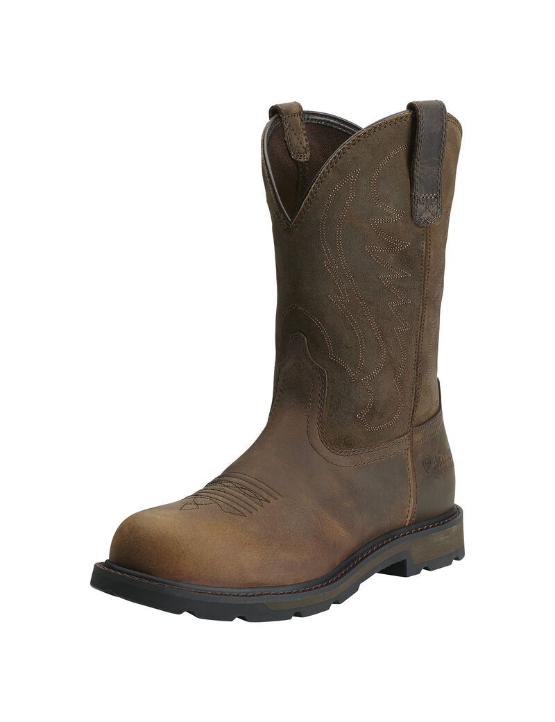 Botas De Trabajo Ariat Groundbreaker Steel Puntera Marrom | CTG981507