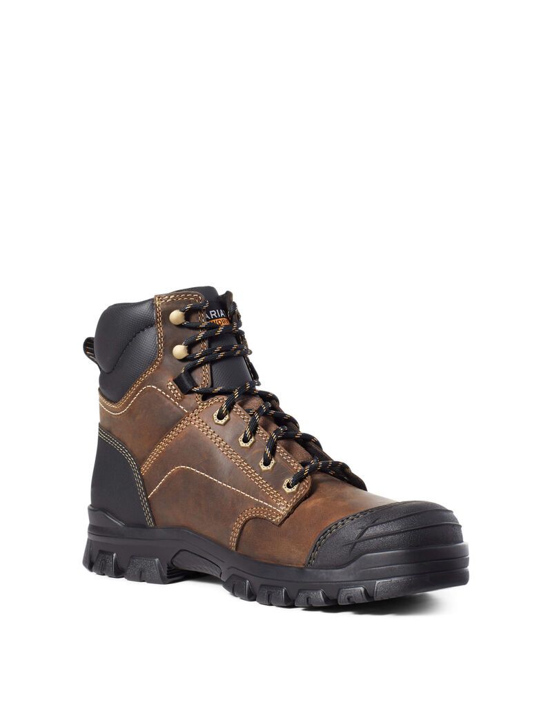 Botas De Trabajo Ariat Treadfast 6' Steel Puntera Marrom | RSQ340672