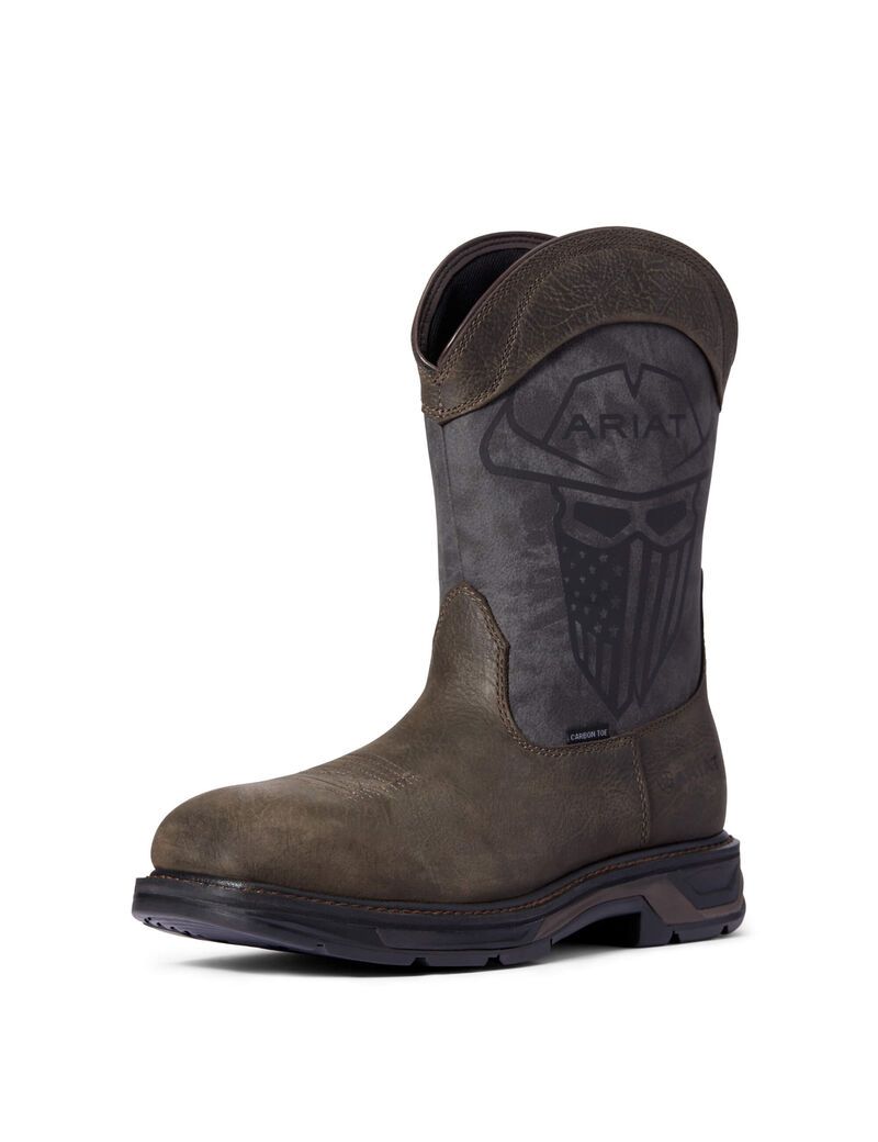 Botas De Trabajo Ariat WorkHog XT Incognito Carbon Puntera Cafes | PIG374925