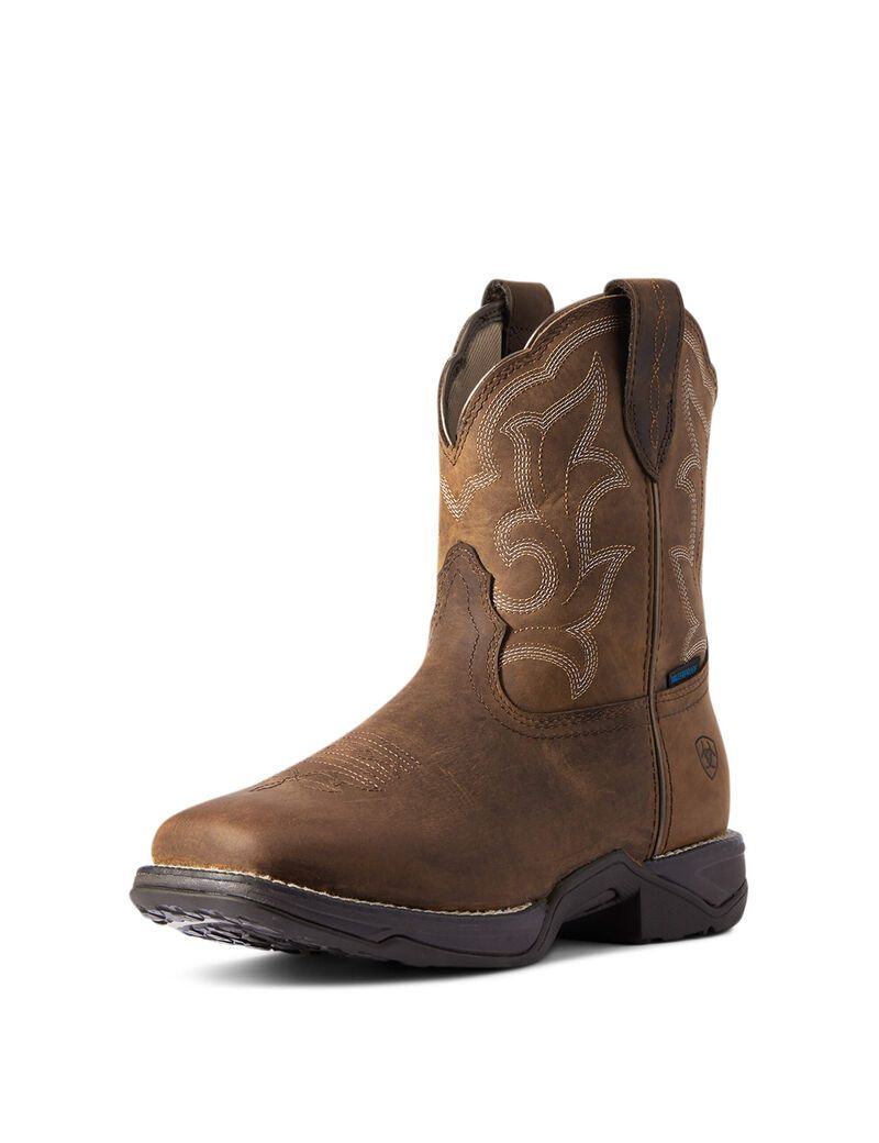 Botas Impermeables Ariat Anthem Shortie II Western Marrom | BWJ925418