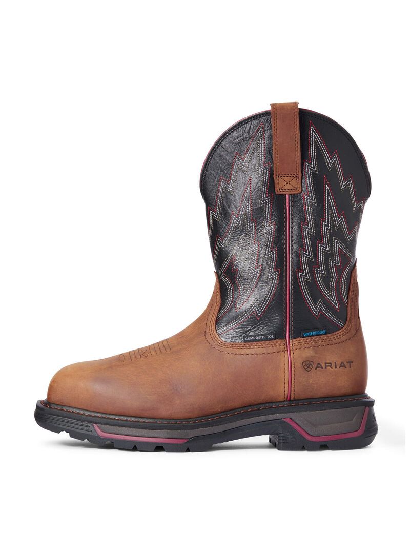 Botas Impermeables Ariat Big Rig Composite Puntera Trabajo Marrom | NSV143680