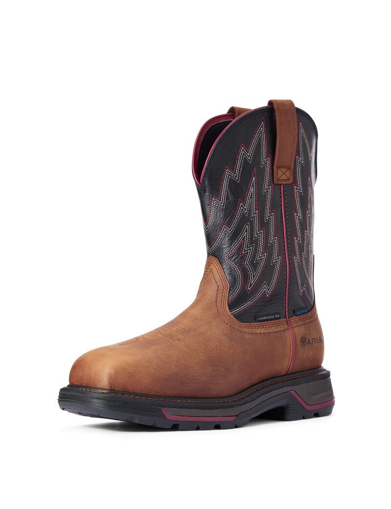 Botas Impermeables Ariat Big Rig Composite Puntera Trabajo Marrom | NSV143680