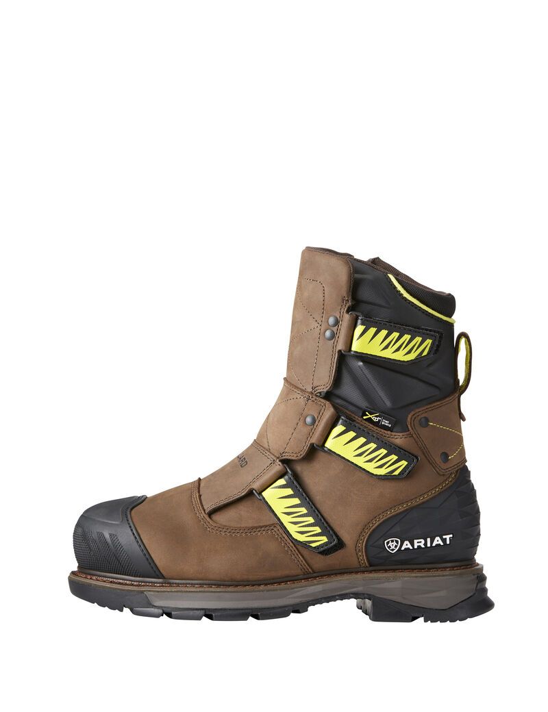 Botas Impermeables Ariat Catalyst VX 8' MetGuard Composite Puntera Trabajo Marrom | LCU648730