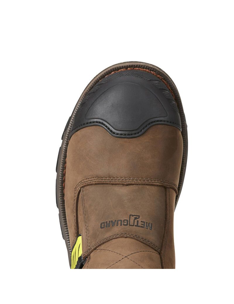 Botas Impermeables Ariat Catalyst VX 8' MetGuard Composite Puntera Trabajo Marrom | LCU648730