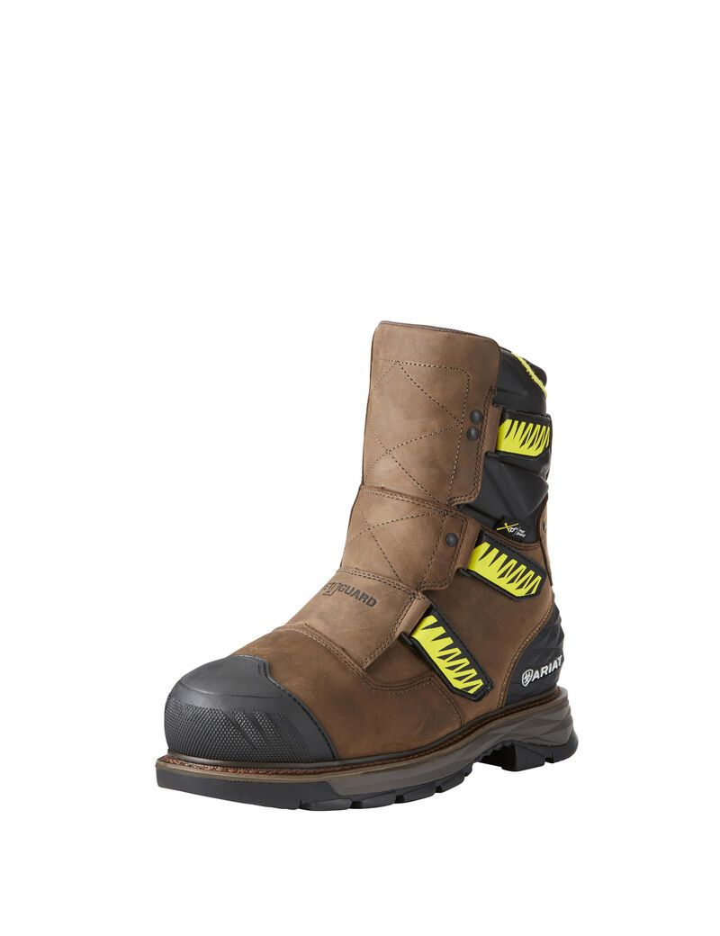 Botas Impermeables Ariat Catalyst VX 8\' MetGuard Composite Puntera Trabajo Marrom | LCU648730