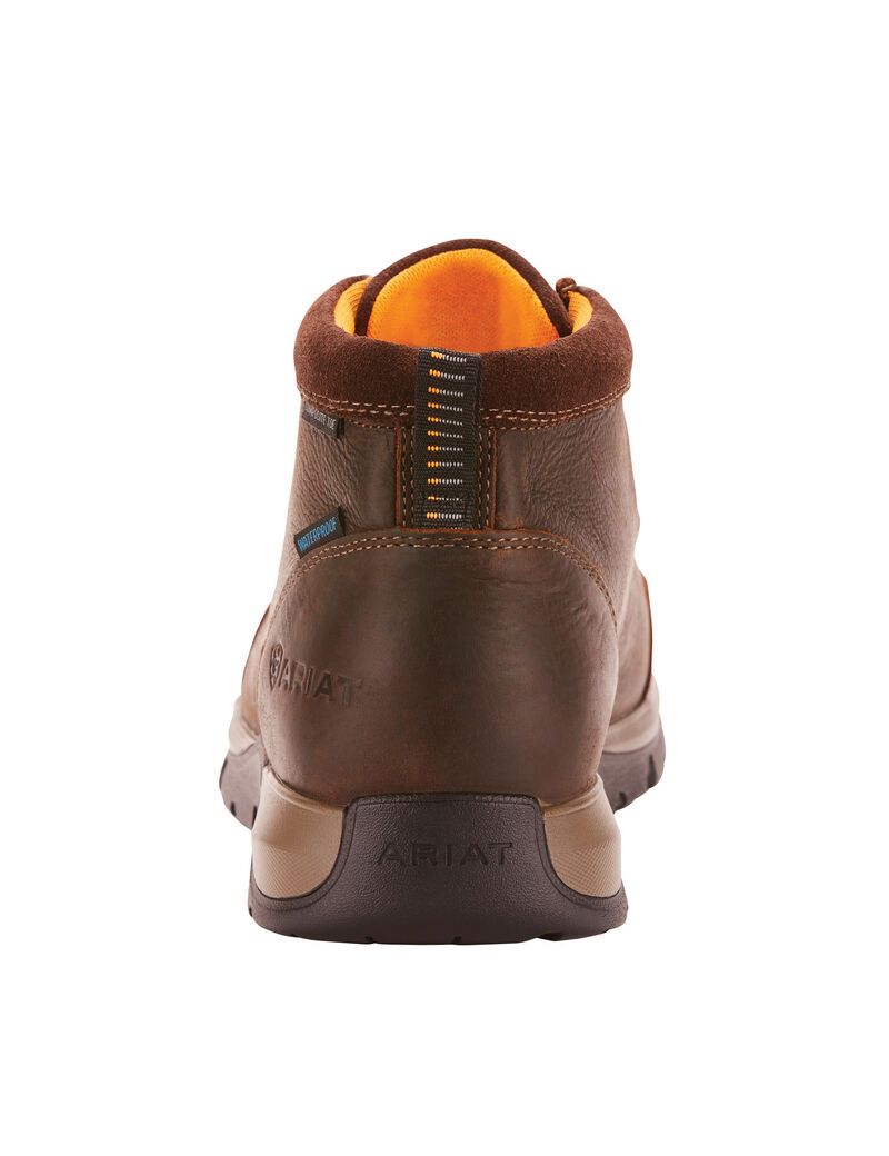 Botas Impermeables Ariat Edge LTE Moc Composite Puntera Trabajo Marrom Oscuro | WQZ413095