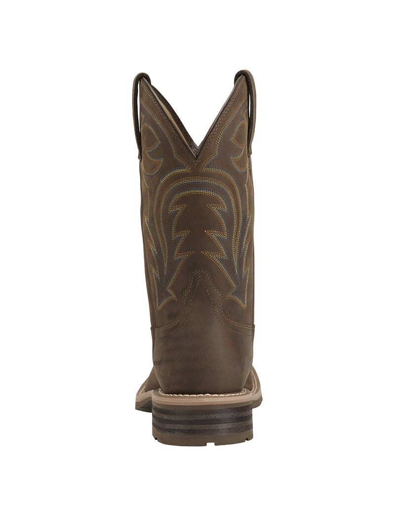 Botas Impermeables Ariat Híbrido Rancher Western Marrom | JPX981360