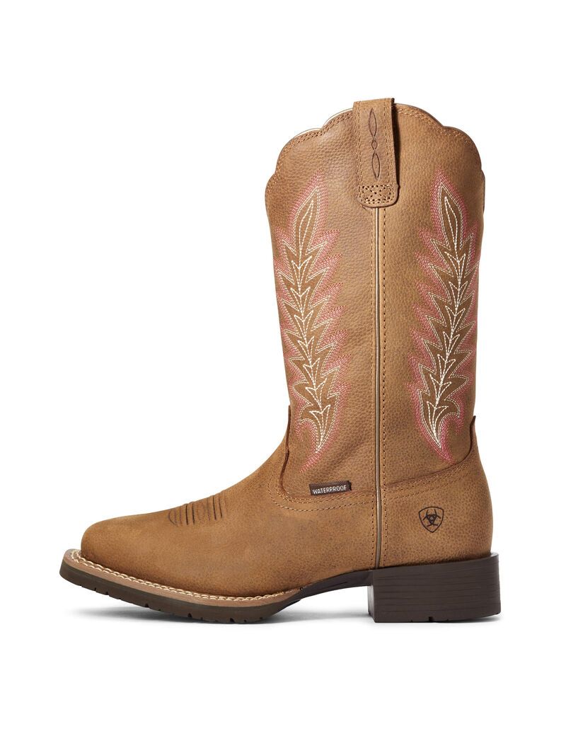 Botas Impermeables Ariat Híbrido Rancher Western Marrom | UQW940367