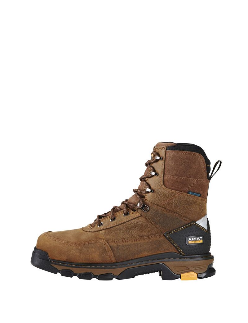 Botas Impermeables Ariat Intrepid 8' Composite Puntera Trabajo Marrom | KRT348957