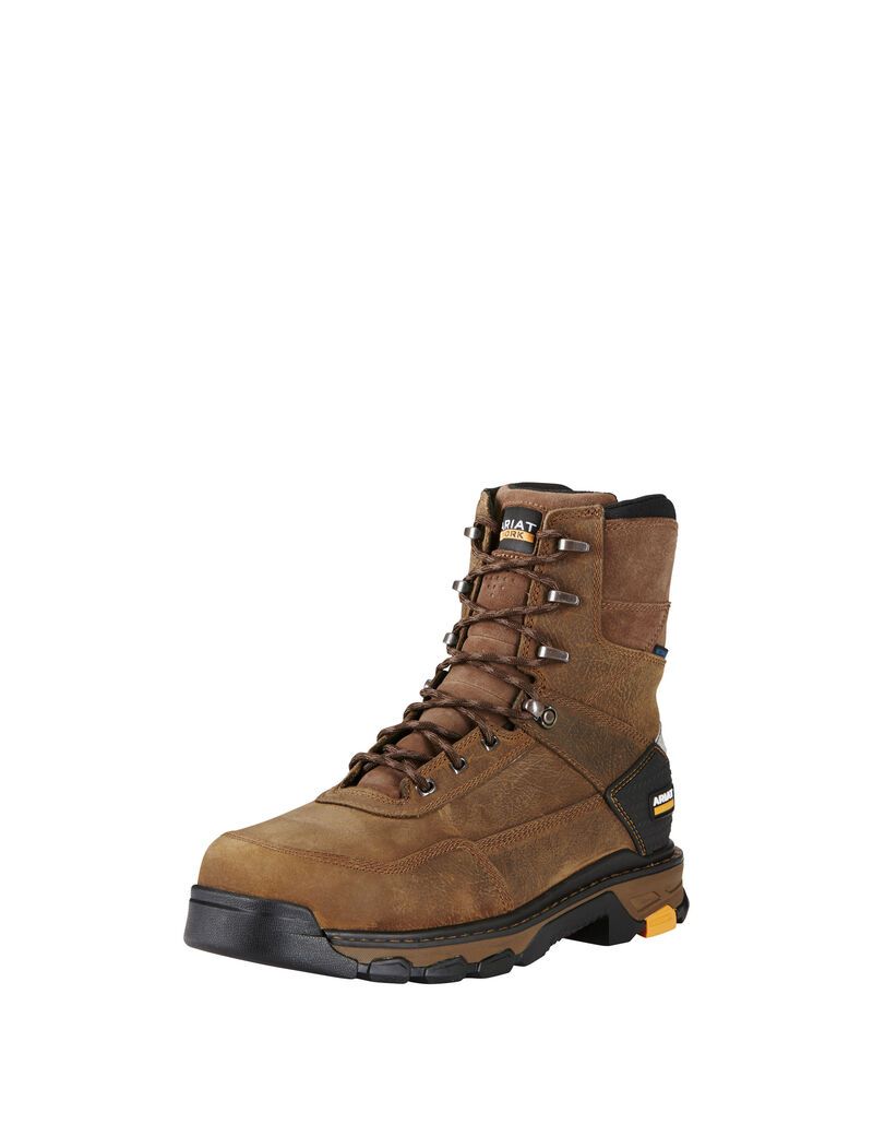 Botas Impermeables Ariat Intrepid 8\' Composite Puntera Trabajo Marrom | KRT348957