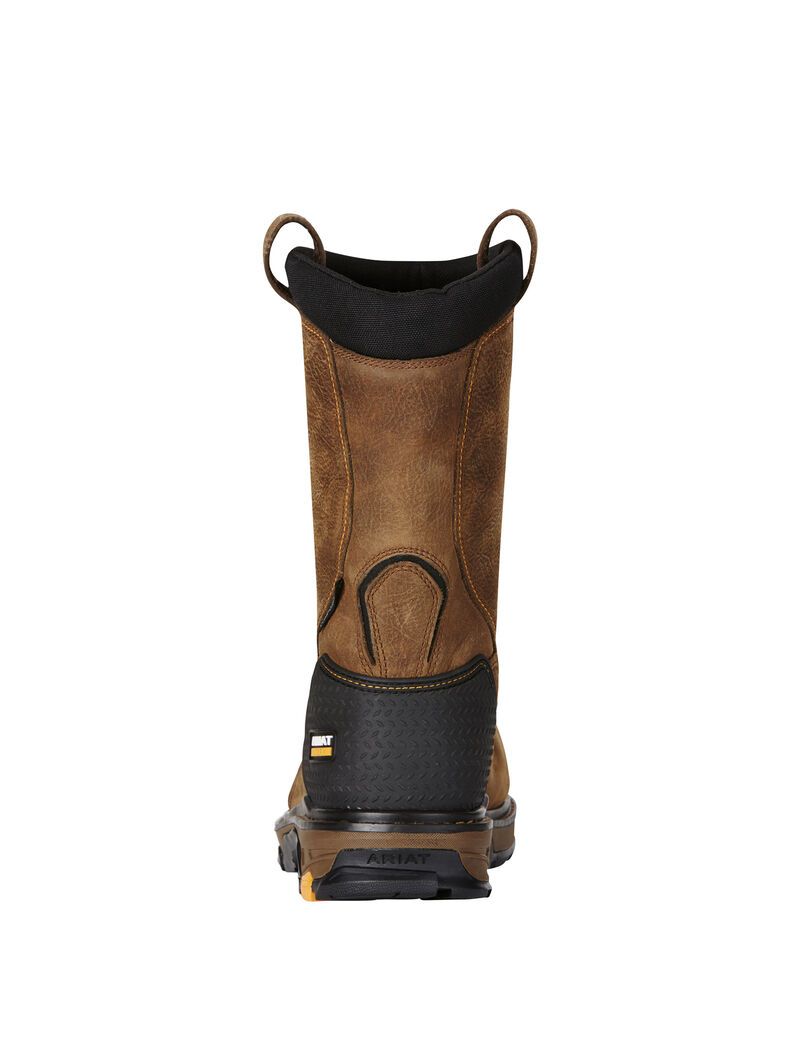 Botas Impermeables Ariat Intrepid Pull-On Composite Puntera Trabajo Marrom | WLU945281