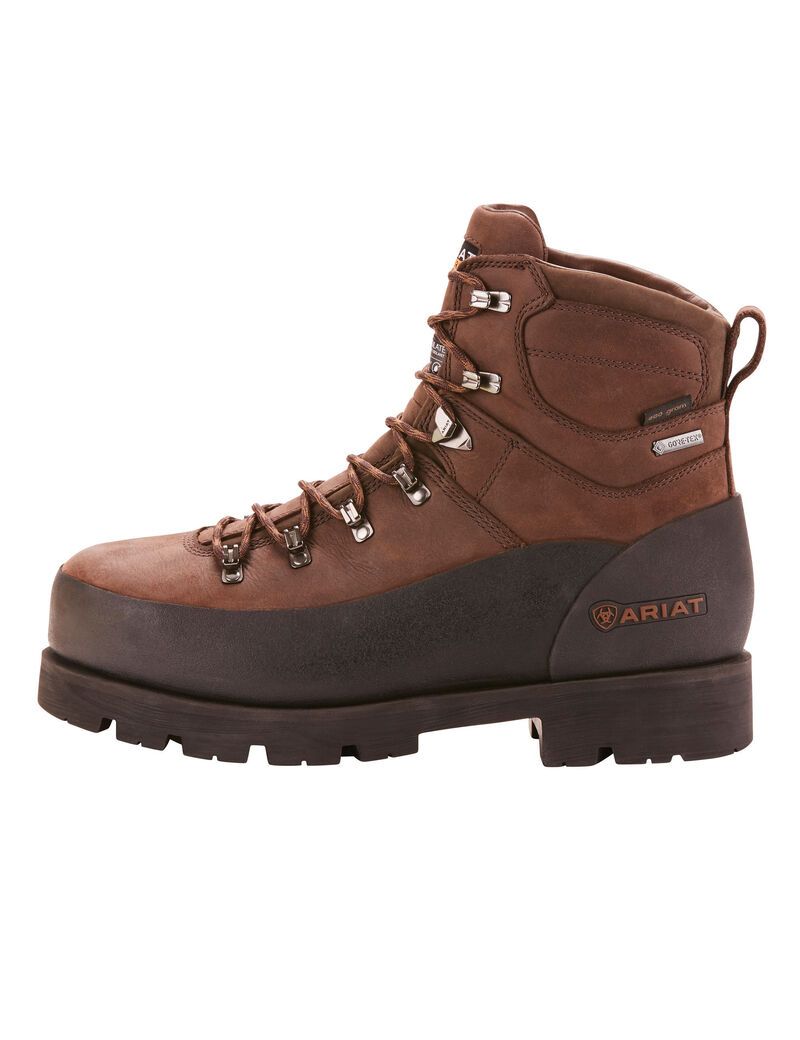 Botas Impermeables Ariat Linesman Ridge 6' GORE-TEX 400g Composite Puntera Trabajo Marrom | FDA674310