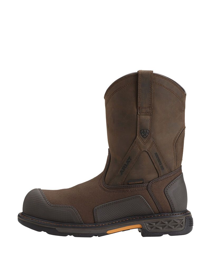 Botas Impermeables Ariat OverDrive XTR Composite Puntera Trabajo Marrom | BUH804729