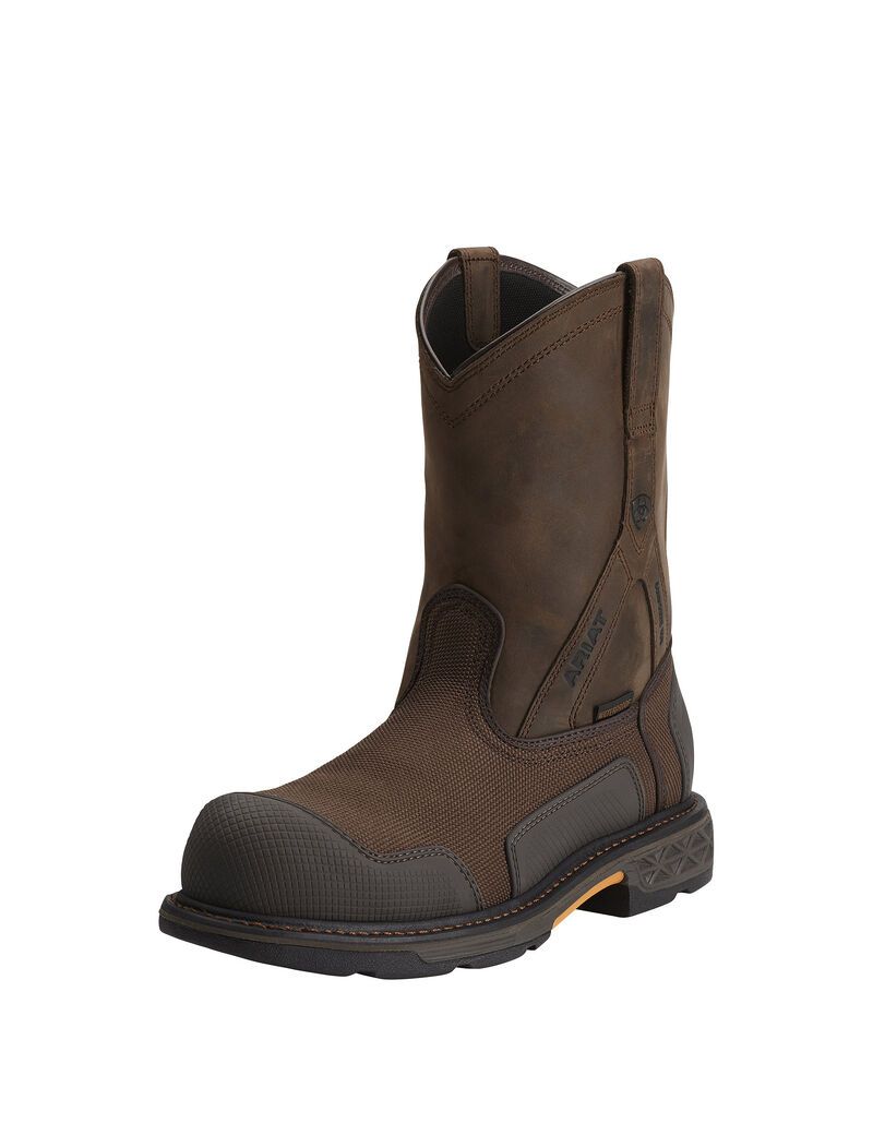 Botas Impermeables Ariat OverDrive XTR Composite Puntera Trabajo Marrom | BUH804729