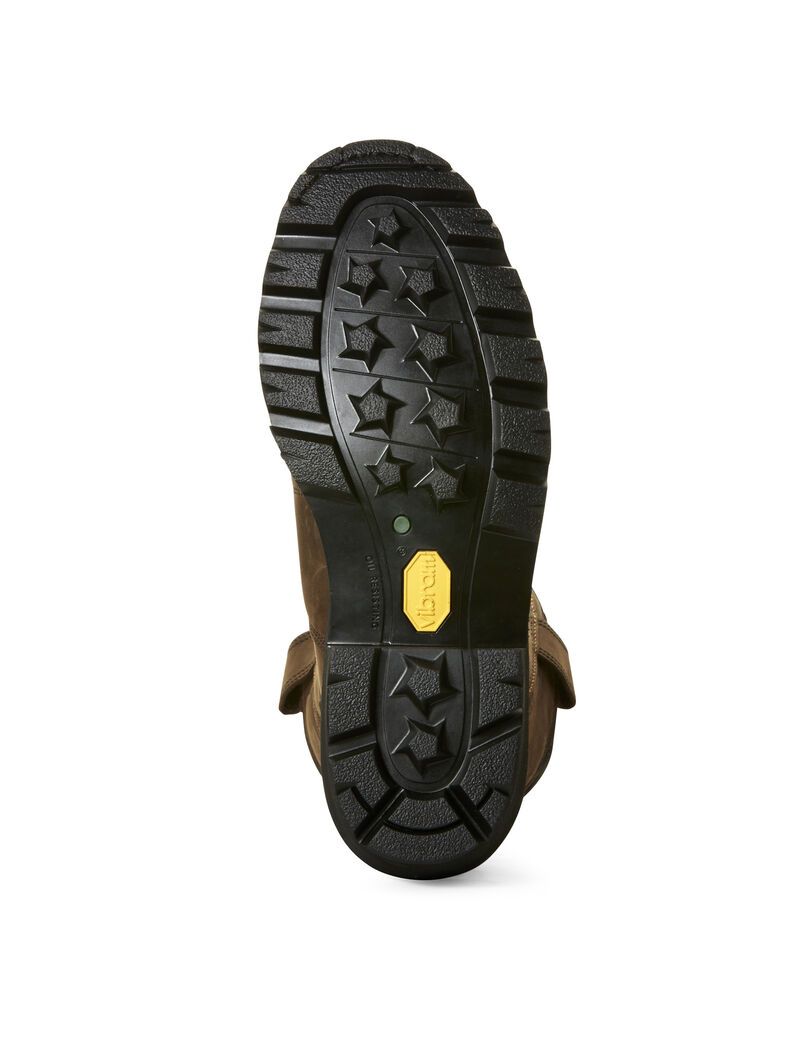 Botas Impermeables Ariat Powerline 400G 400g Composite Puntera Trabajo Marrom | IXO542768