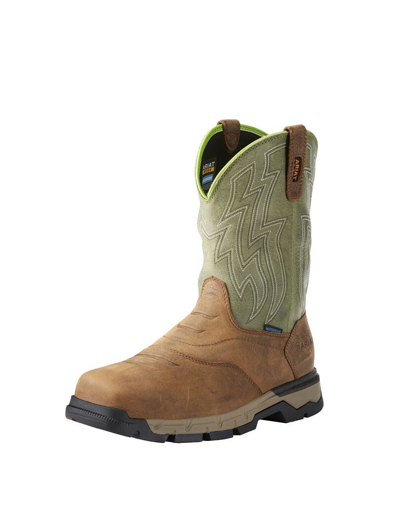 Botas Impermeables Ariat Rebar Flex Western Trabajo Marrom | ZBJ036529