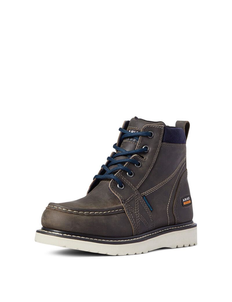 Botas Impermeables Ariat Rebar Wedge Moc Puntera Trabajo Grises | VLJ918753