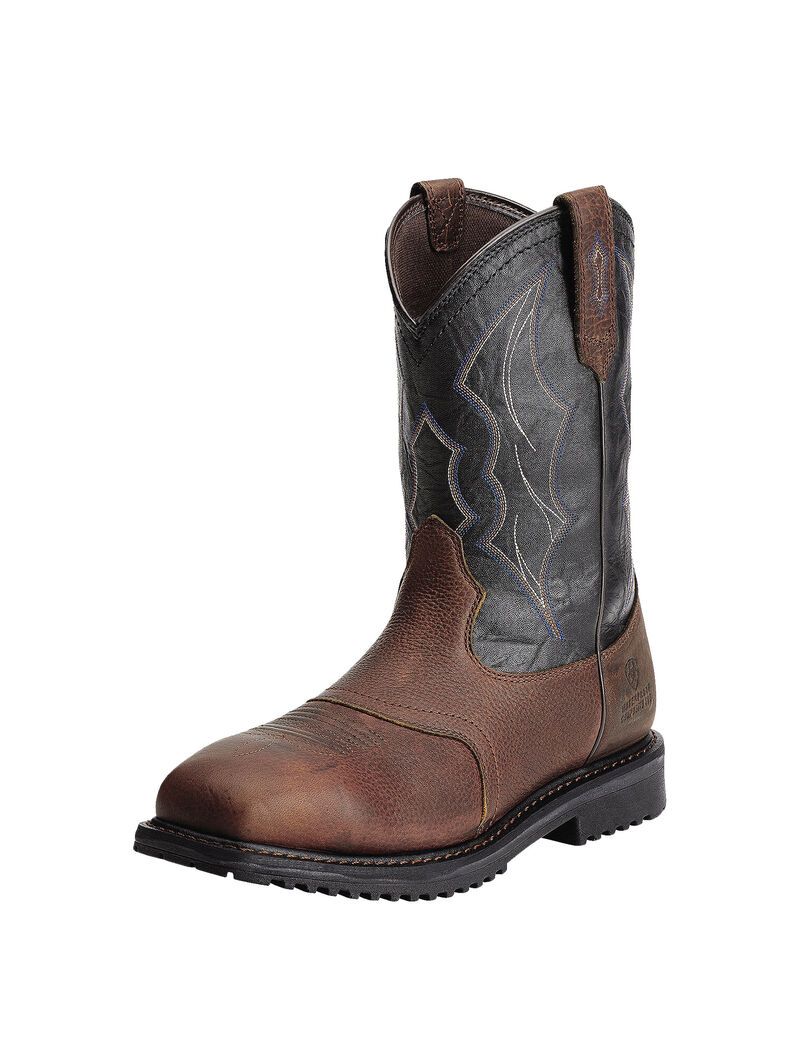 Botas Impermeables Ariat RigTek Anchos Square Puntera Composite Puntera Trabajo Marrom | FBN491083