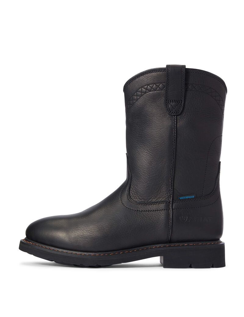 Botas Impermeables Ariat Sierra Trabajo Negros | SMR046539