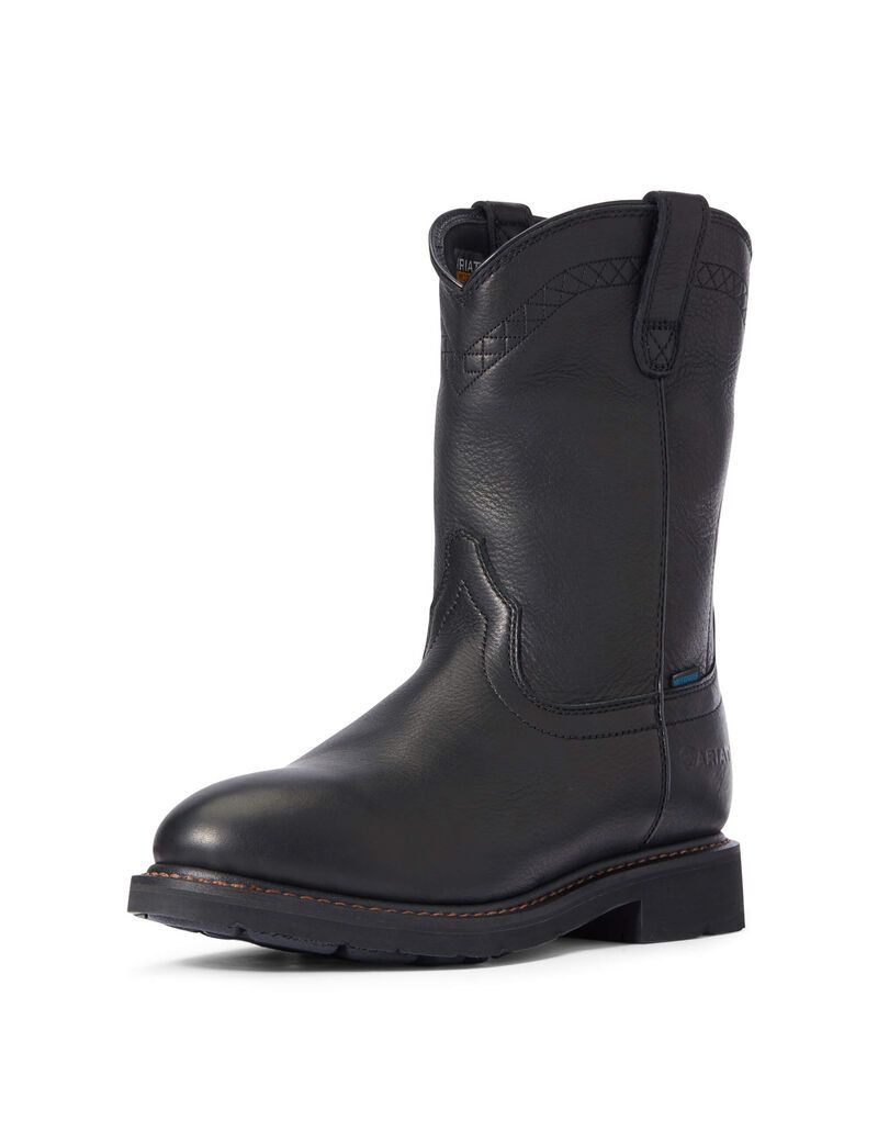 Botas Impermeables Ariat Sierra Trabajo Negros | SMR046539