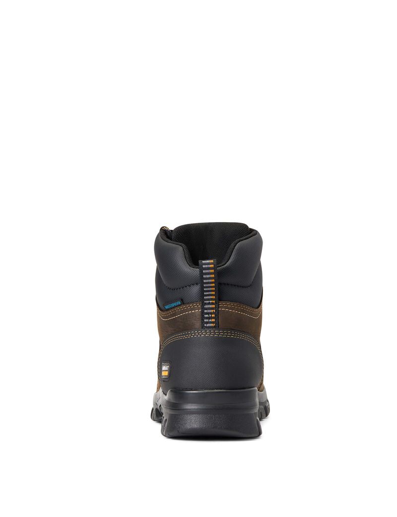 Botas Impermeables Ariat Treadfast 6' Trabajo Marrom Oscuro | ONI421703