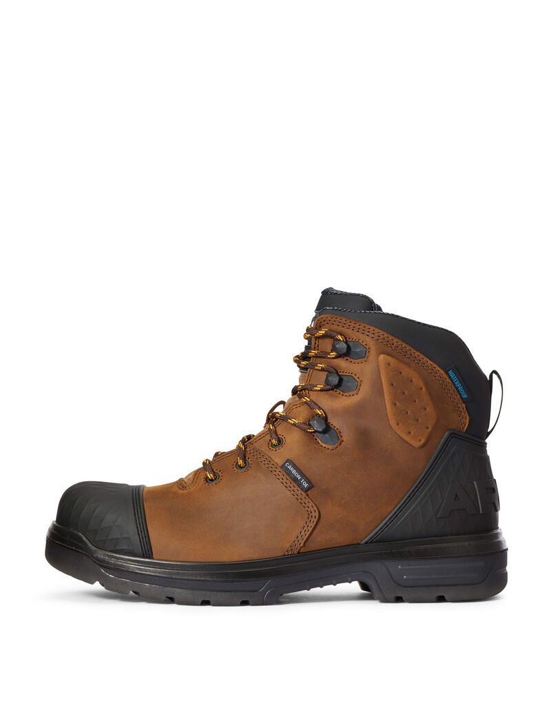 Botas Impermeables Ariat Turbo Outlaw 6' Carbon Puntera Trabajo Marrom | HIF956043