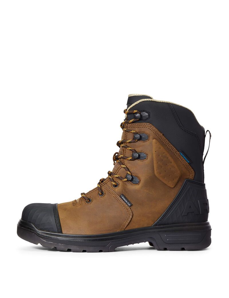 Botas Impermeables Ariat Turbo Outlaw 8' CSA Carbon Puntera Trabajo Marrom | HKD459387