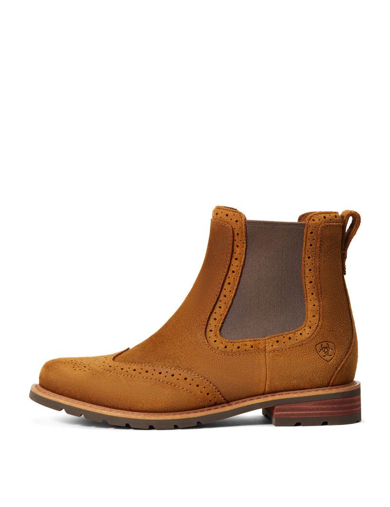 Botas Impermeables Ariat Wexford Brogue Impermeables Naranjas | PRA035692