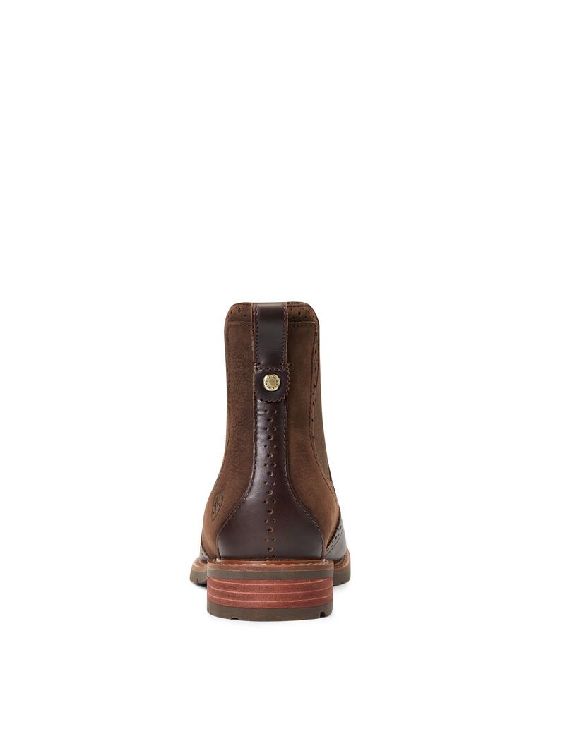 Botas Impermeables Ariat Wexford Brogue Impermeables Chocolate Marrom | WAM749206