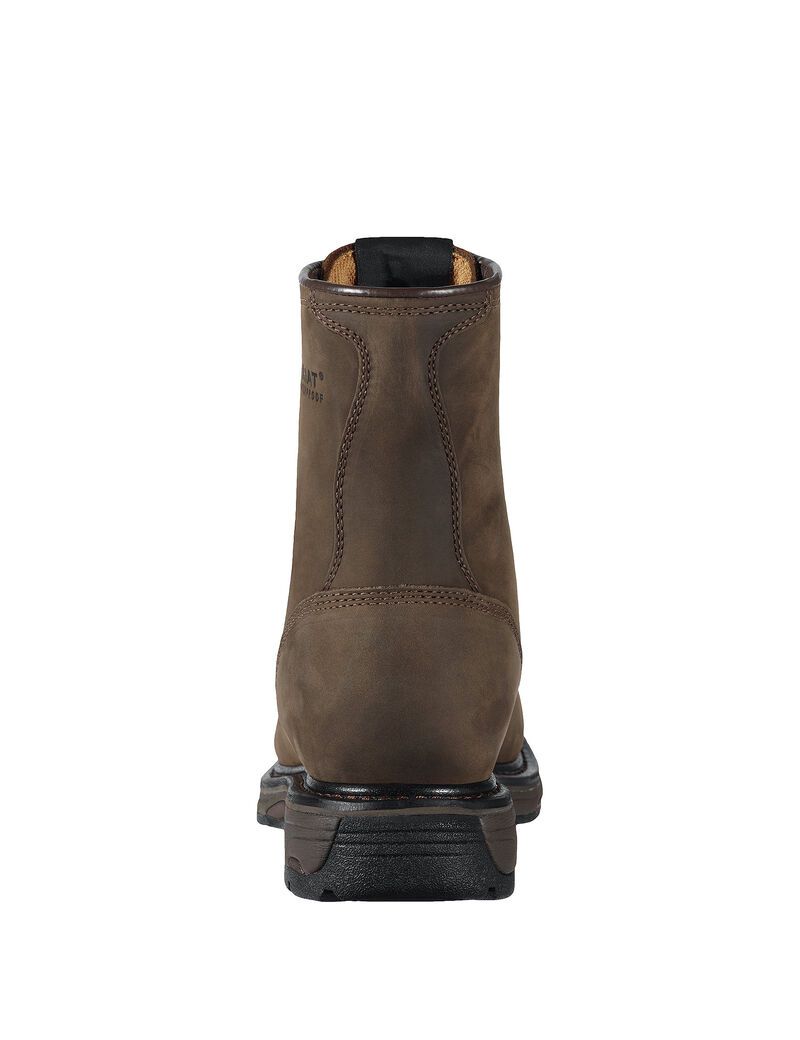 Botas Impermeables Ariat WorkHog 8' Trabajo Marrom | OLQ328791