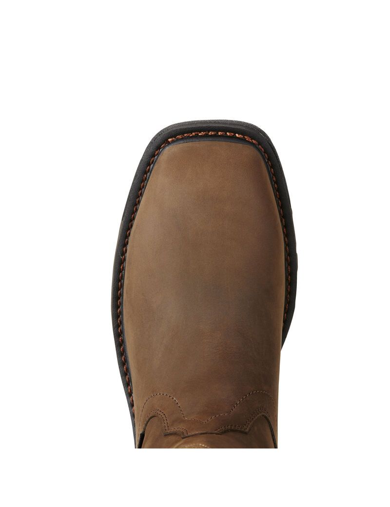 Botas Impermeables Ariat WorkHog Wellington Composite Puntera Trabajo Marrom | LUC561870