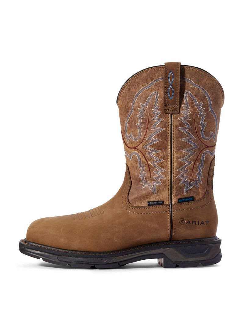 Botas Impermeables Ariat WorkHog XT Carbon Puntera Trabajo Marrom | FNY497350