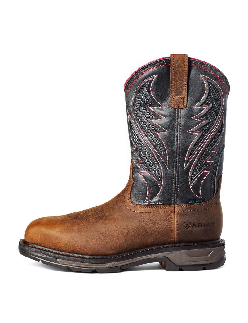 Botas Impermeables Ariat WorkHog XT VentTEK Carbon Puntera Trabajo Marrom | GBM103245