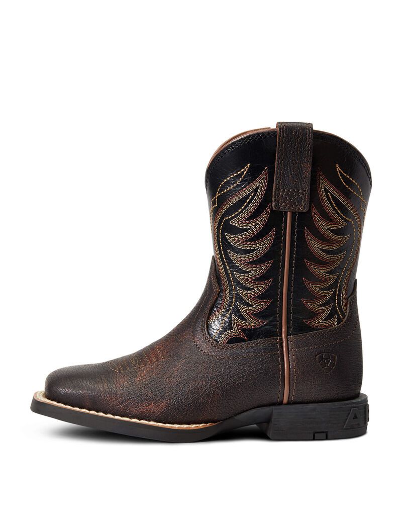 Botas Occidentales Ariat Amos Rojos Marrom | XHR647235