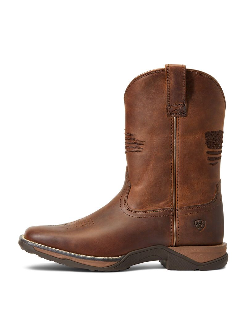 Botas Occidentales Ariat Anthem Patriot Marrom | PVO598476