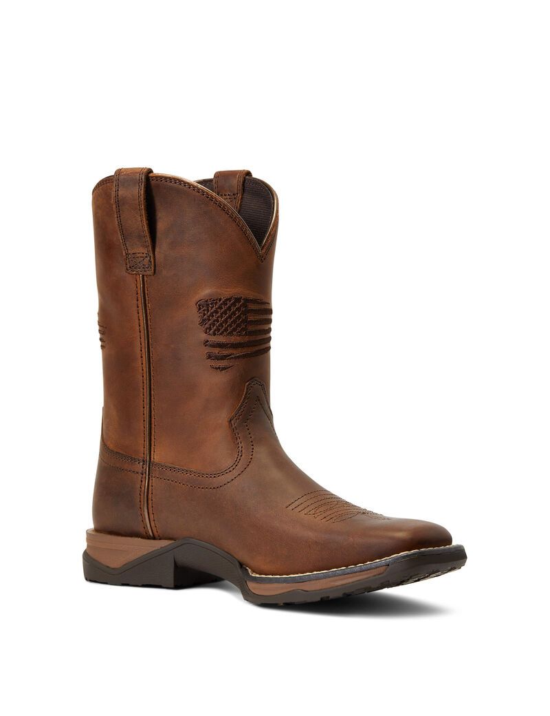 Botas Occidentales Ariat Anthem Patriot Marrom | PVO598476