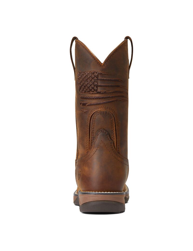 Botas Occidentales Ariat Anthem Patriot Impermeables Marrom | XHK078364