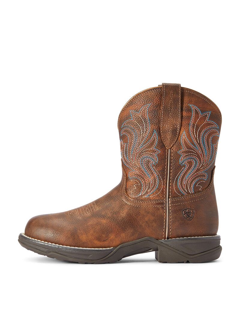 Botas Occidentales Ariat Anthem Round Puntera Shortie Cobra | VOA853072