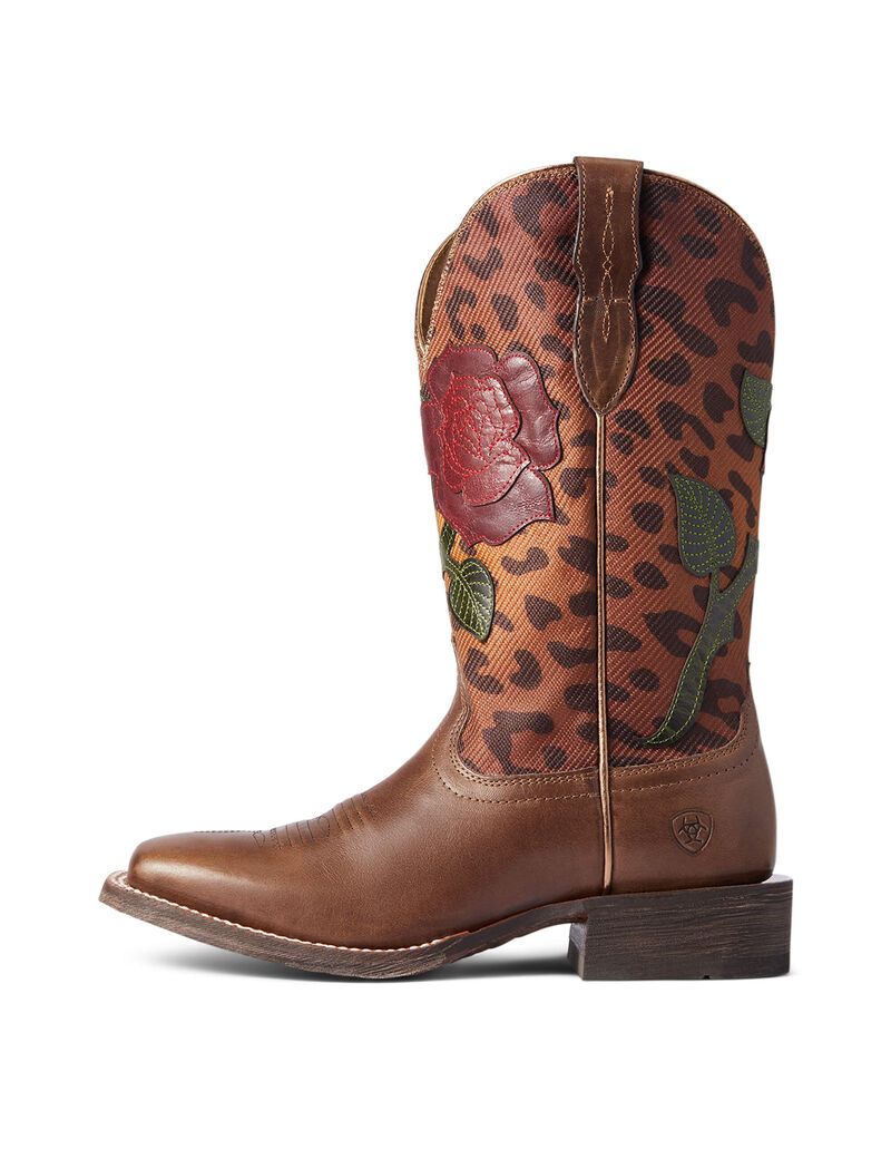 Botas Occidentales Ariat Circuit Rosa Multicolor | SCL317856