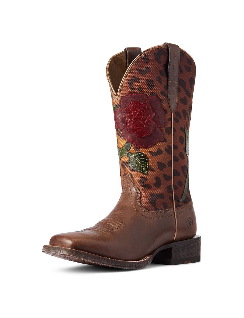 Botas Occidentales Ariat Circuit Rosa Multicolor | SCL317856