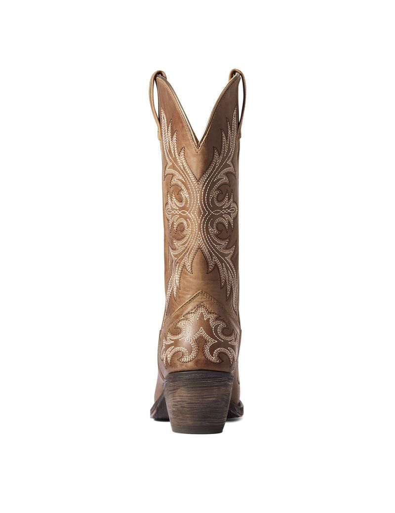 Botas Occidentales Ariat Circuit Rosewood Beige Marrom | CBP109854