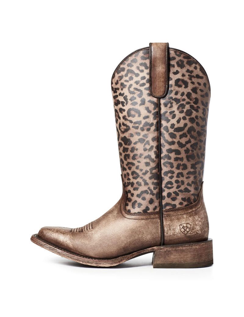 Botas Occidentales Ariat Circuit Savanna Marrom | PUW284317