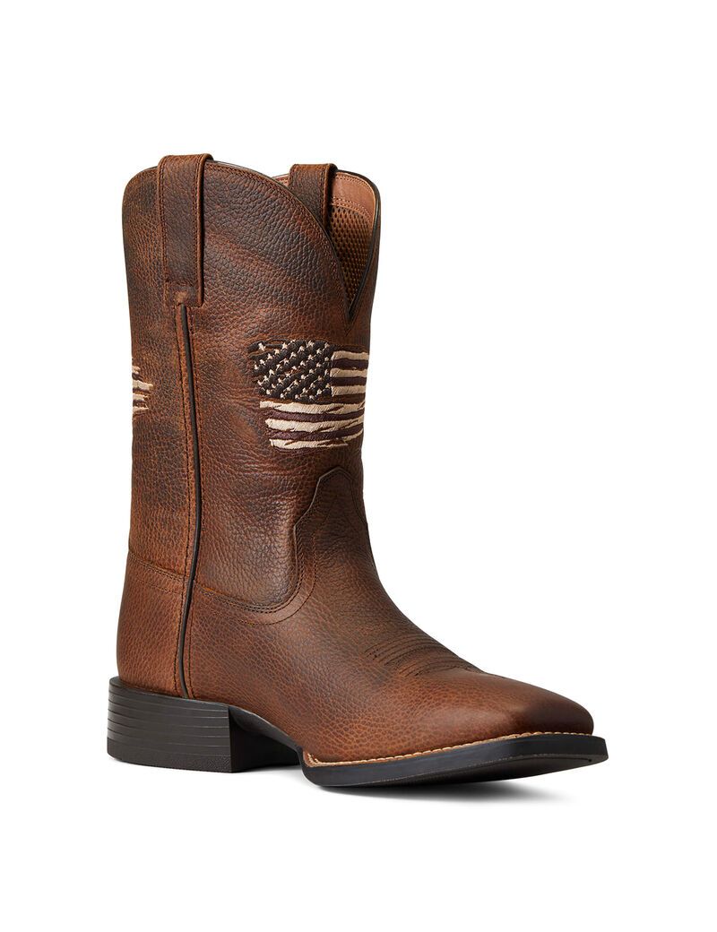 Botas Occidentales Ariat Deporte All Country Marrom | EAH396457