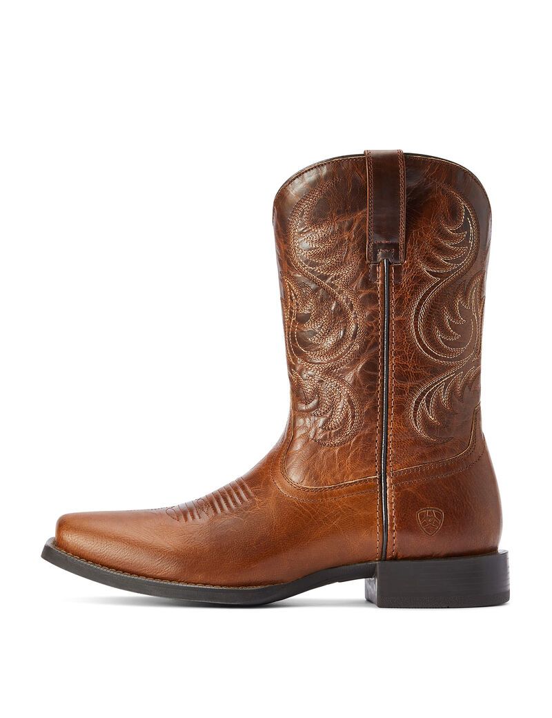 Botas Occidentales Ariat Deporte Boss Man Marrom | CRA816095