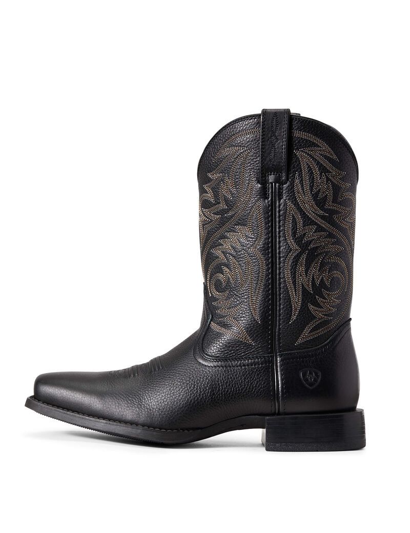 Botas Occidentales Ariat Deporte Herdsman Negros | QJS486352